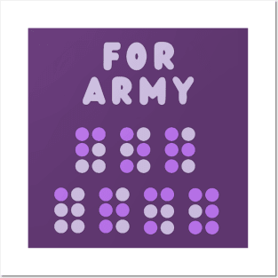 For ARMY Braille (The Astronaut by Jin of BTS) Posters and Art